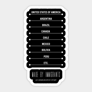 An Immigration Story Sticker